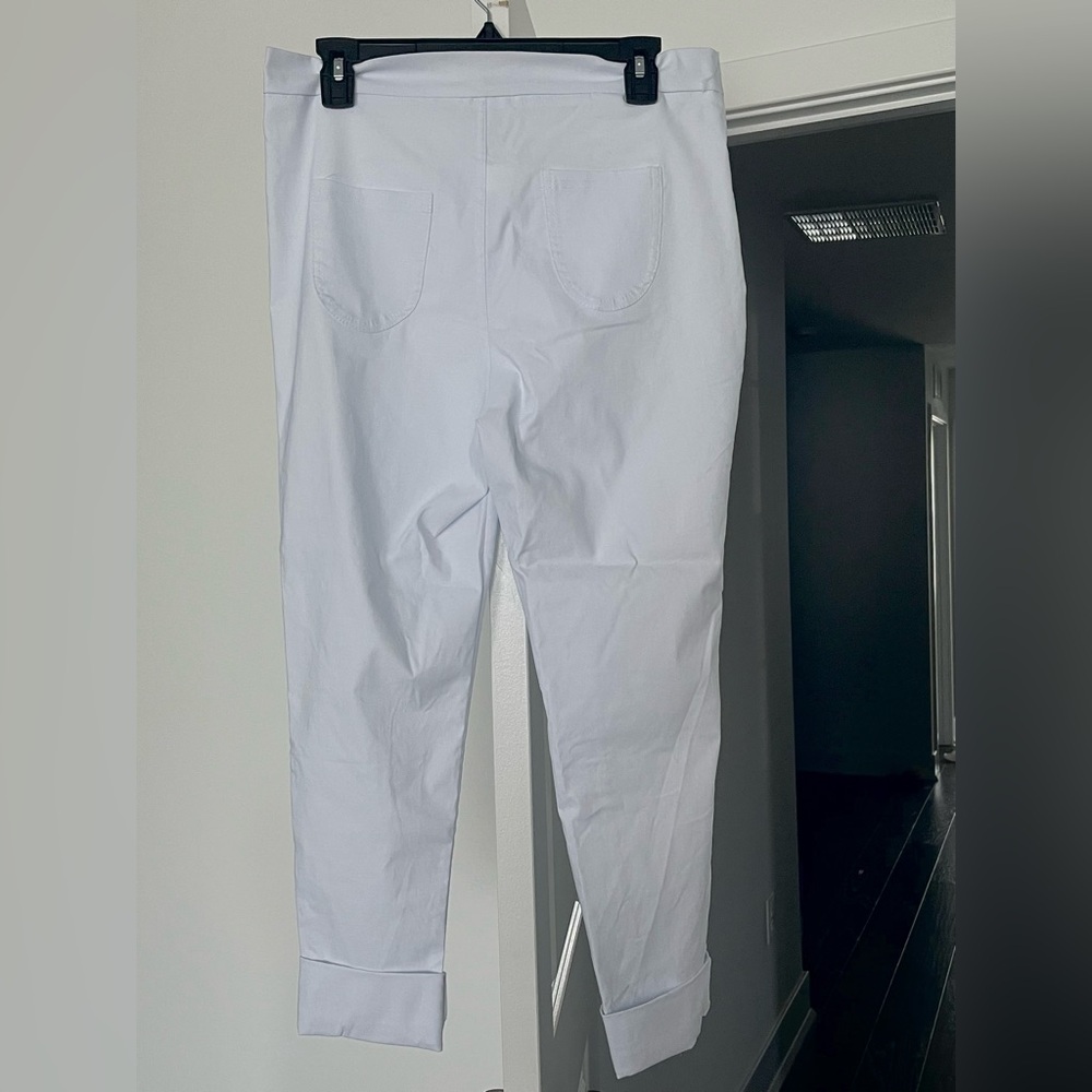 New Ladies Stretchable White pants / XL - Picture 3 of 3